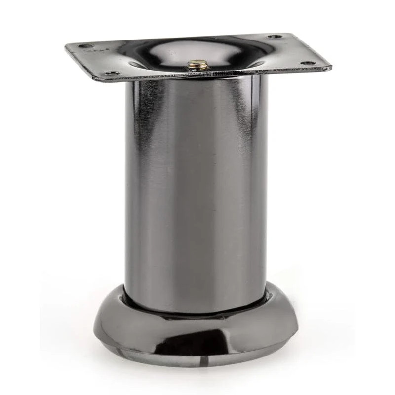3-15/16" (100 mm) Contemporary Furniture Leg Black Nickel